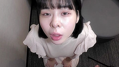 Pacifier Mouth Pussy-chan Cum Swallowing Blowjob