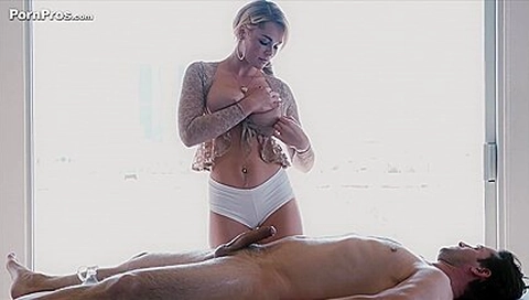 Cum Slut Massages Big Cock With Her Wet Cunt