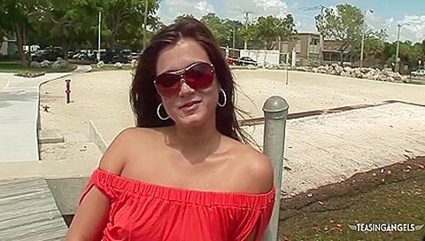 After Her Break Up The Brunette Gets Picked Up And Pummeled By A Random Stranger. 32 Min