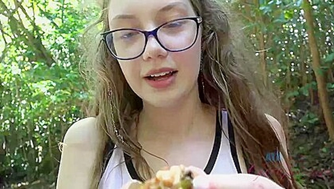 Elena Koshka - Elena Couldnt Hold It In, So She Pees In The Back Seat