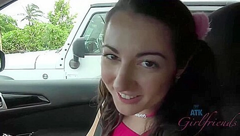 After You See Some Waterfals, Lily Sucks Your Cock In The Car - Lily Adams