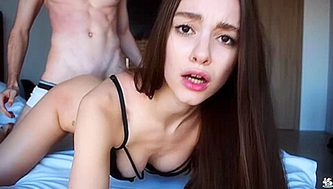 Alex Gause - Sola Zola - Horny teen 18+ Gets Fucked Hard From Behind And Takes A Pussy Creampie