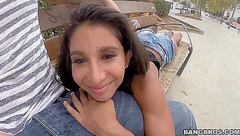 Fucking A Petite Amateur In Public - Ria Rodrigez