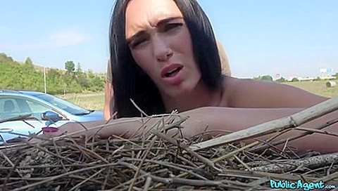 Firm Assed Hottie Fucked Outdoors