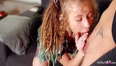German Dreadlocks College Girl Julia Juice Seduce To Fuck By Teacher