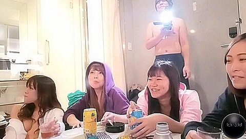 Nipponese Randy Spinners Group Hot Porn Clip