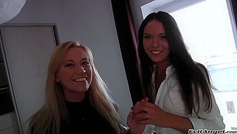 Evil Angel - Nataly Gold Natali Grand - Our Man Timo