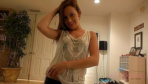 She Flaunts Her Beautiful High Arched Feet Before She Makes You Cum - Ashlynn Taylor