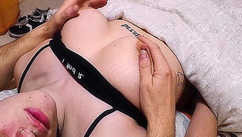 Slow Massage To Big Titted Orgasmic Girl And Cum On Boobs - Unlimited Orgasm 28 Min