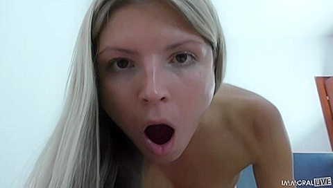 Gina Gerson In Russian Spinner Takes A Load