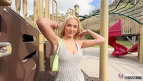 Begs To Be Fucked In A Public Bathroom With Blair Hudson