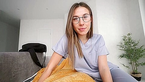 Neighbor Nurse Measured My Temperature With Her Mouth - Fucked Me Missi