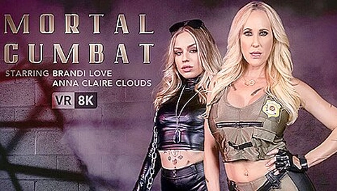 Anna Claire Clouds And Brandi Love - Mortal Cumbat - Hardcore Mff Threesome Mortal Kombat Parody Porn