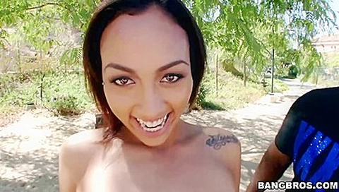 Cherry Hilson - Thin teen 18+ Taking Big Strong Black Cock