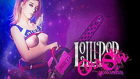 Anny Aurora And Lolli Pop - Chainsaw A Xxx Parody