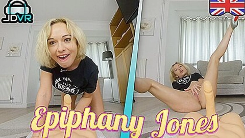 Epiphany Jones - Found You Wanking - Blonde Cuties Rides A Tommy Torso Pov