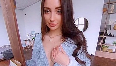 Sexy Brunette With A Glorious Body