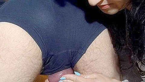 Maya Having Fun While Milking The Guys Cock