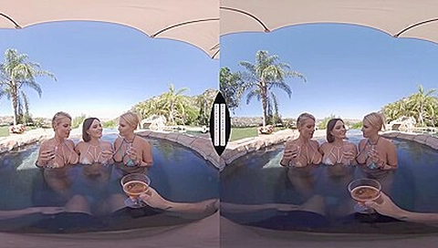 Justin Hunt, Krissy Lynn And Rachael Cavalli In Triple Blowjob And Fucking