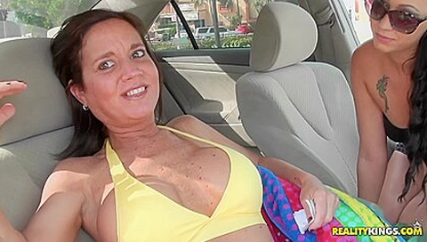 Emily Kae In Street Titty Flashes