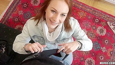 Russian Redhead Is Easily Seduced With Alice Marshall