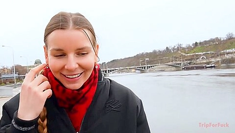 She Is Cute With Eastern European Style Braids - Arina Shy
