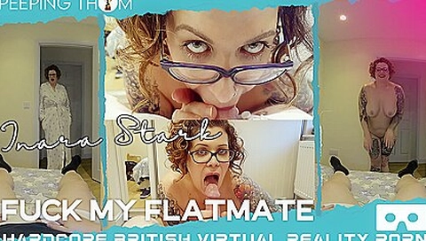 Fucking My Flatmate - Big Tit British Bbw Pov - Inara Stark