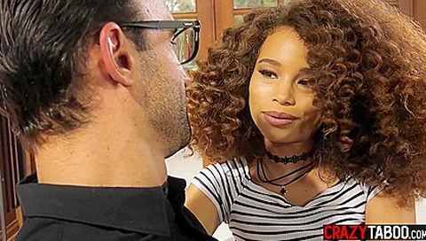 Cecilia Lion In Hot Black Stepdaughter Pounded Pussy On A Stepdads Huge Dick