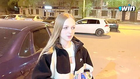 Russian Beauty Gave Herself For An Energy Drink
