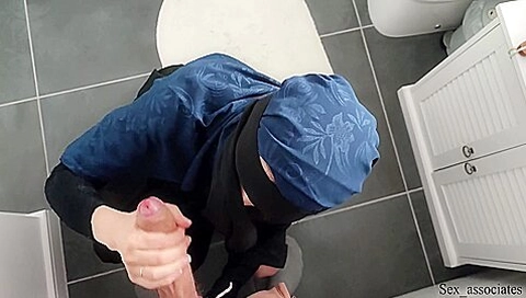 French Arab Muslim Maid Ass Fucked Down On All Fours For Extra