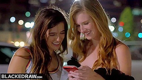 Abbie Maley, Ashley Lane And Jax Slayher - These Two White Girls On Vacation Wanted Fun With A Real Man